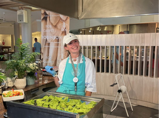 Lisanne loopt stage op Fuerteventura